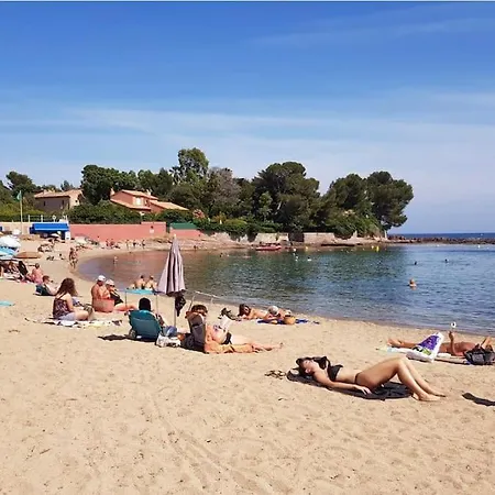 4 Pers Front De - 10m De La Сен-Рафаэль